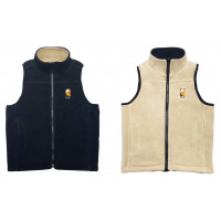 Reversible Vest (Black/Khaki)