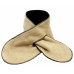Reversible Fleece Scarf (Black/Khaki)
